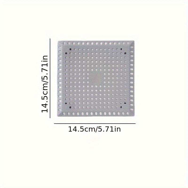 1pc Drain Cover Odor Sink Strainer Hair Catch Filter Anti-clogging Floor Mat