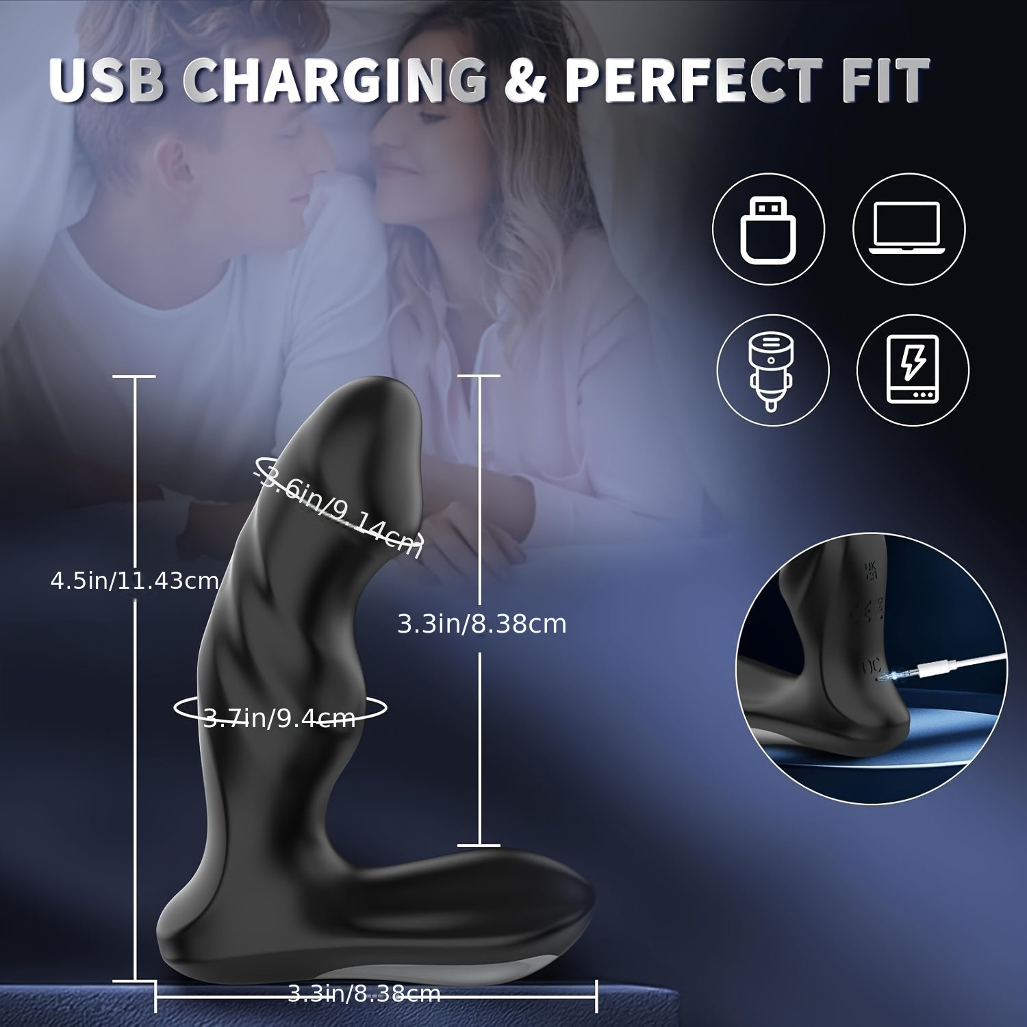 Finger-like Wiggle Prostate Massager with Remote Control - Image 3