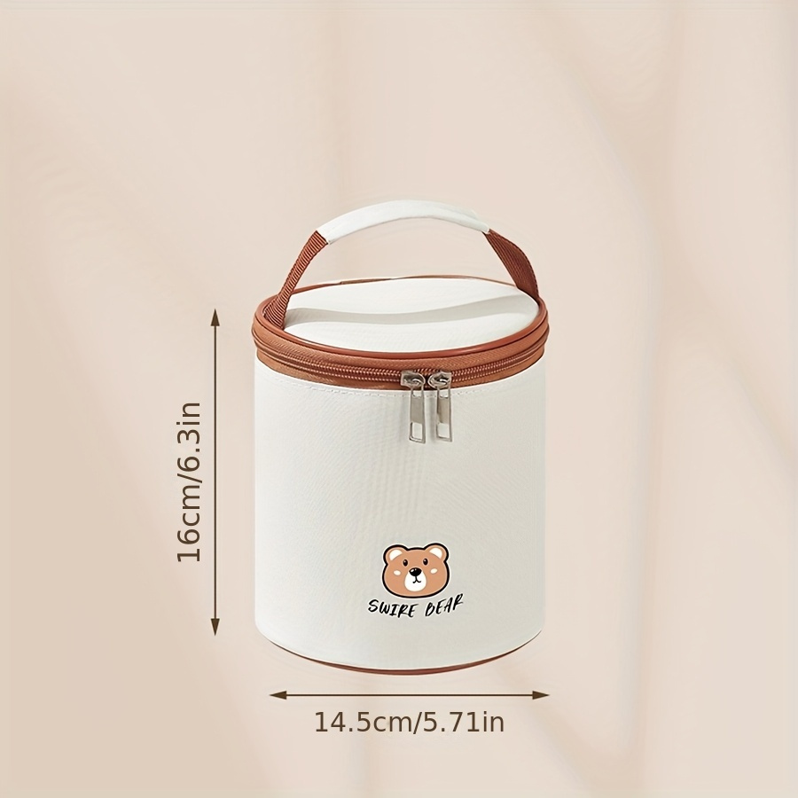 TEMU 1 Large-capacity Square Insulated Lunch Bag, Non-food Contact, Not In Contact With Food, Suitable For Travel And Work Lunch Bags, Non-food