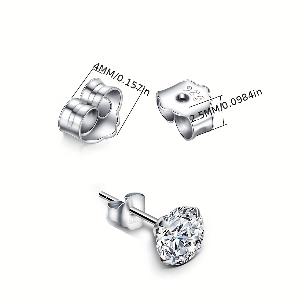 About Earring Pin Backs Accessories Metal Earring Back Pad - Temu