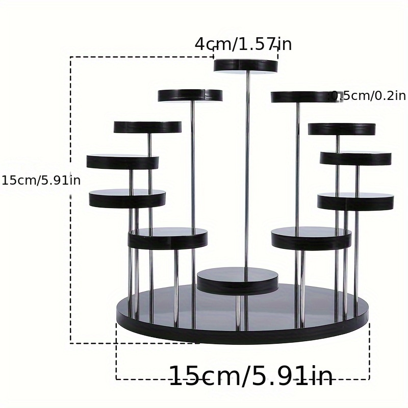 

Display Stand For Food And Jewelry, Plastic, No Power Needed