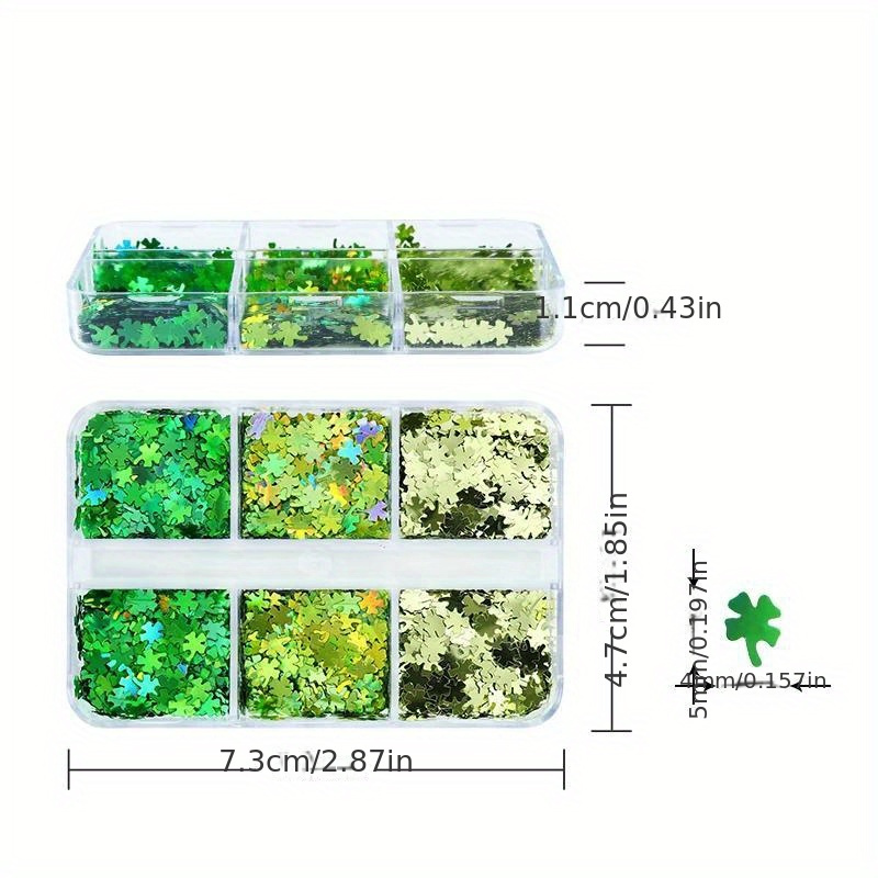1pc Holographic Glitter Four Leaf Clover Sequins For Epoxy Resin Filler  Irish Festival St.patrick's Day Diy Pendant Resin Filling Accessories -  Arts, Crafts & Sewing - Temu