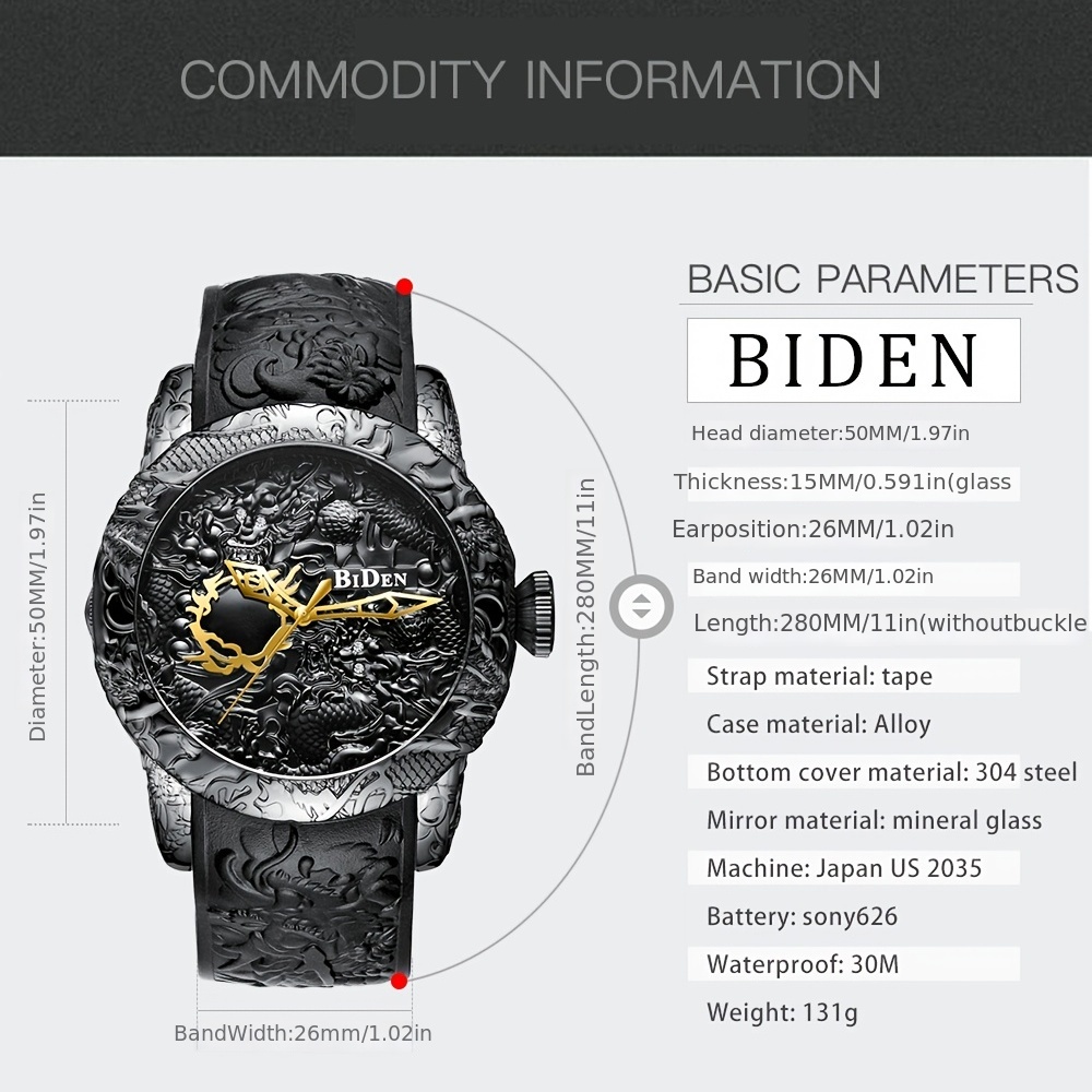 Grote horloges sales 50 mm