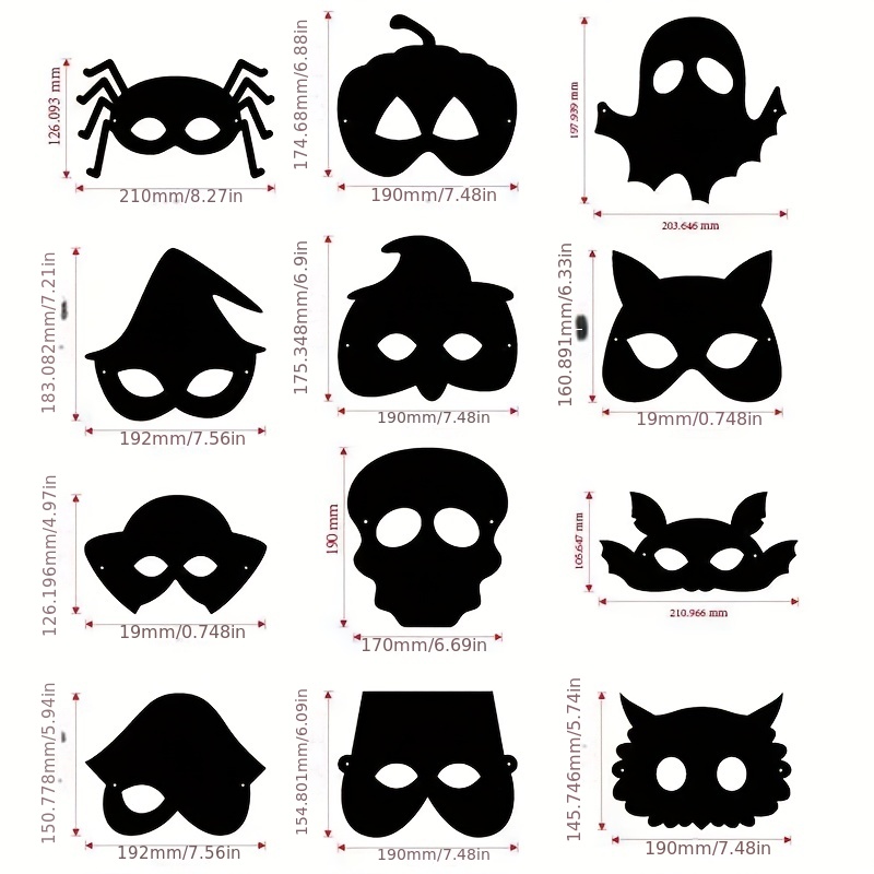 10pcs, DIY Full Face Masks Paper Blank White Halloween Cosplay Cat Diy  Paintable Couple Half Animal Mache Party Mardiup Craft, Stage Performance  Props