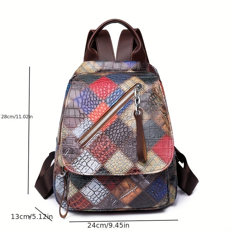 Vintage Large Capacity Backpack, Retro Waterproof Travel Daypack, Women's  Fashion School Bag & Knapsack - Temu