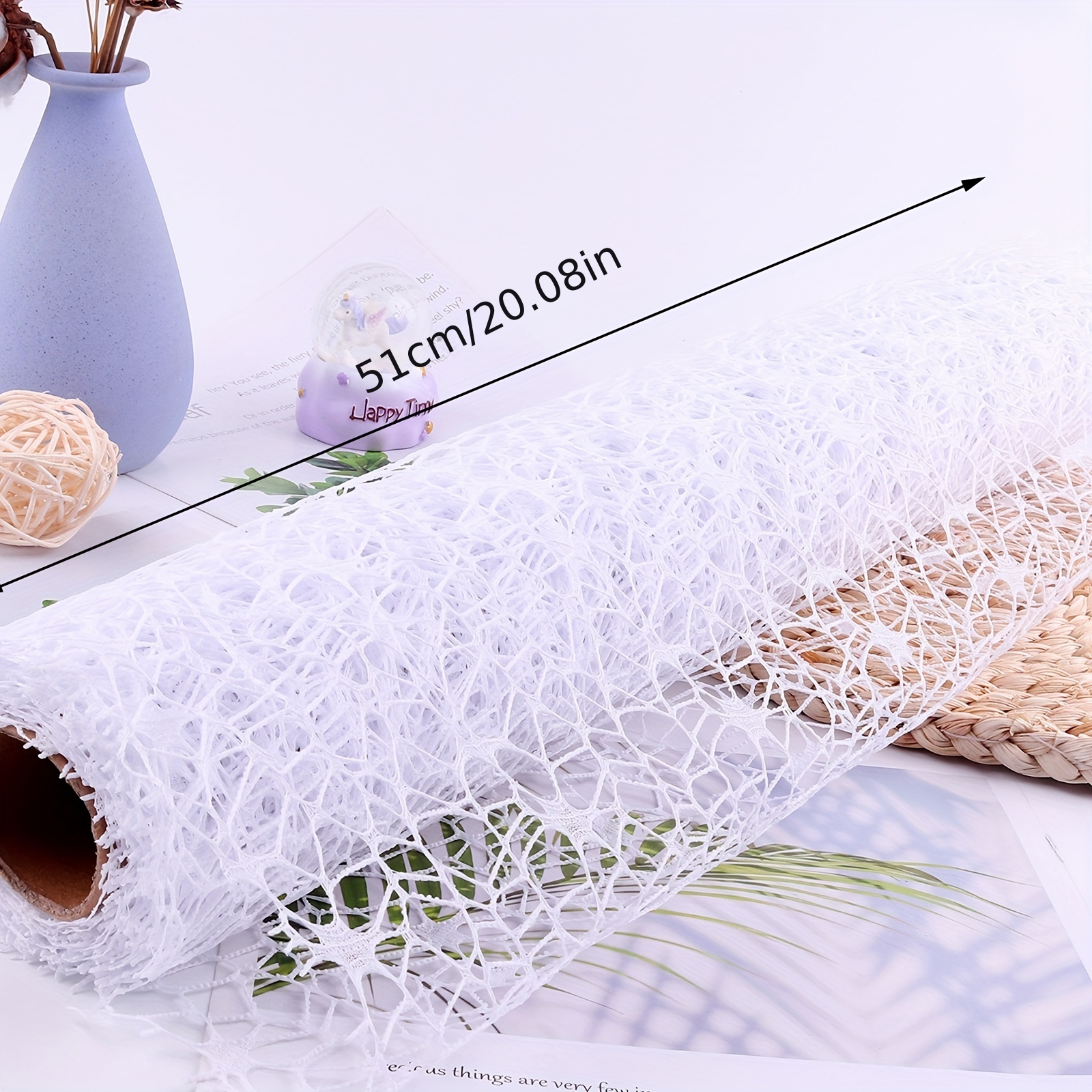 5 Yard Korean Flower Wrapping Paper Roll Bouquet Material Gauze