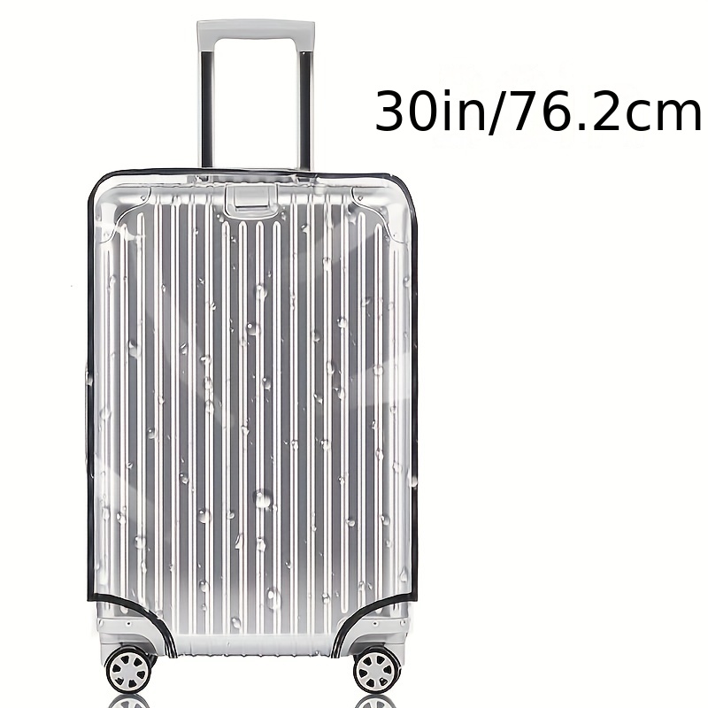 20in/24in/28in Clear Luggage Cover PVC Suitcase Cover Luggage Protector  Waterproof Cover for Wheeled Suitcase 