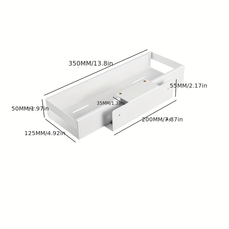 1pc Organizzazione Di Armadi E Cassetti, Cestello Estraibile Senza  Perforazione Per Armadi Da Cucina, Cestello Estraibile Con Binario  Telescopico Per