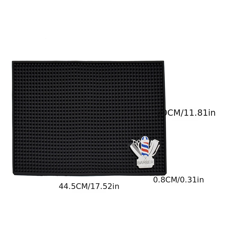 Anti Slip Pad For Hairdressing Tools Head Push Cut Silicone Pad Barber Shop Tool Placement Table Mat Tool Pad