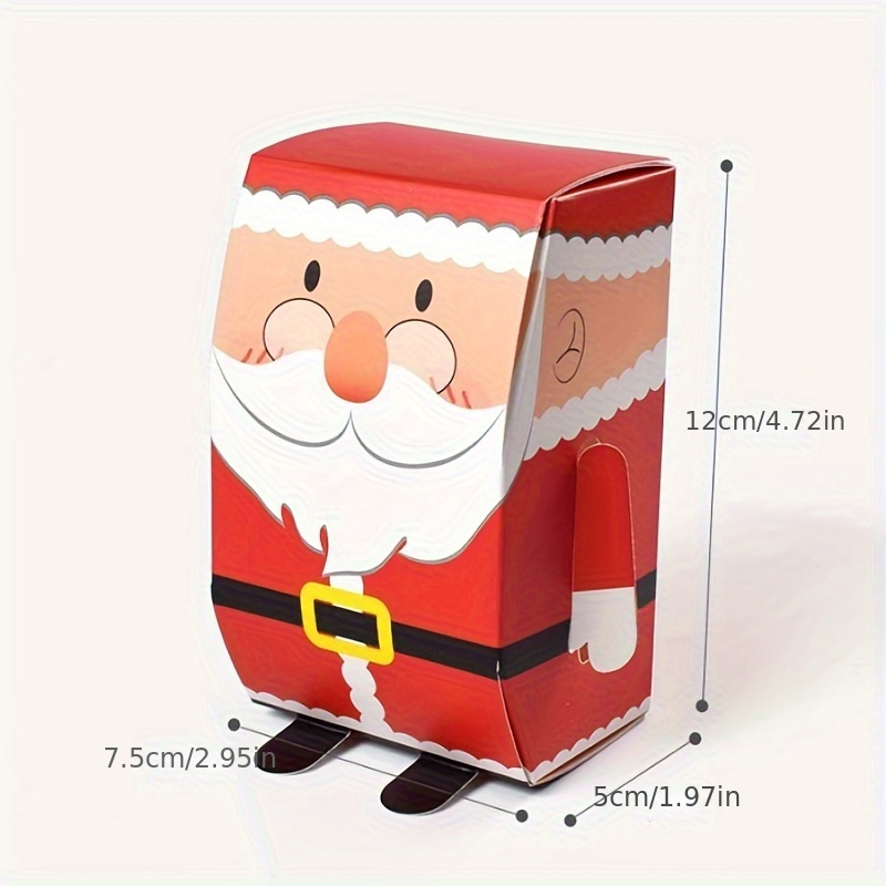 Christmas Wrapping Paper Cartoon Santa Claus Gift Gift Box - Temu