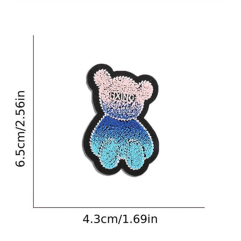 Bear Pattern Iron On Patches For Men, Sew On Embroidered Applique Repair  Patch, Diy Crafts Projects For Clothing Jacket Jeans Pants Dress Backpack  Hat, Decorations Gifts - Temu Spain