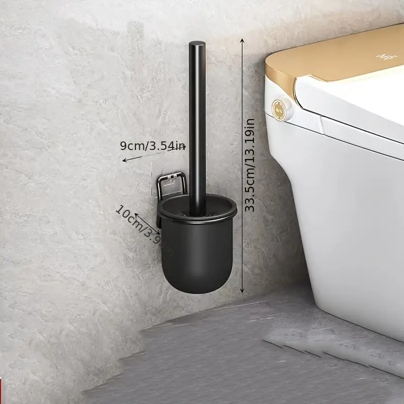 Toilet Brush And Holder Set, Toilet Brush Wall Mounted Toilet Bowl