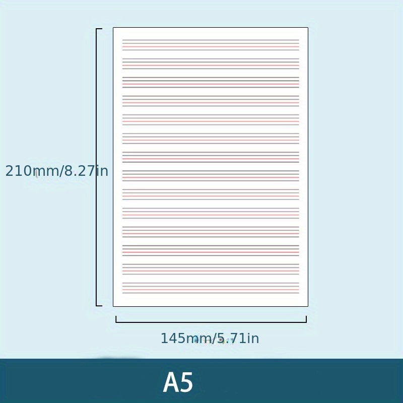 comma - A5 Size - Soft Bound Notebook A5 Notebook Single Ruled 64