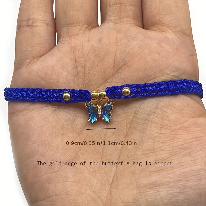 Blue Butterfly Bracelet Threepiece Bracelets