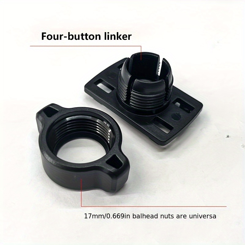 Universal Car Phone Holder Accessory Nut Tripod 17mm Ball Head Nut Parts For Modifying Multifunctional Vehicle Use