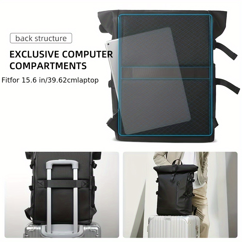 Casual Backpack Fashion Men'S Business Backpack Laptop Large Capacity Student Backpack Travel Casual Oxford Cloth Backpack Suitable for Commuting Outdoor Travel Women'S Minimalist Style Storage Bag