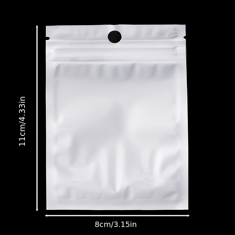 30/50/100pcs White Jewelry Bags for Display Storage