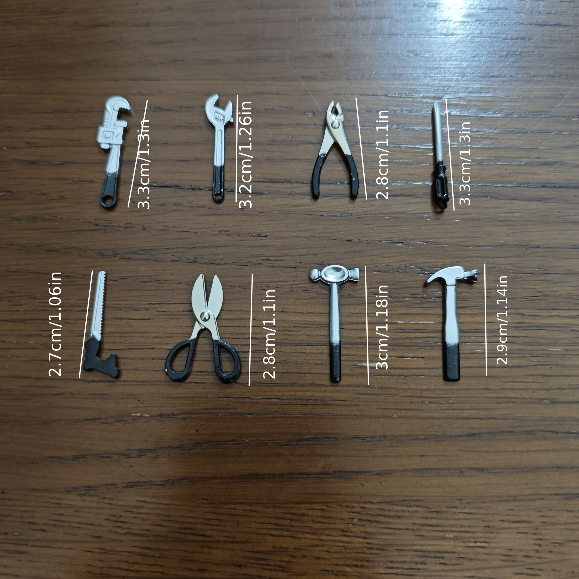 1:12 Scale Dollhouse Toolbox Set - Miniature Work Tools For Dollhouse Decor