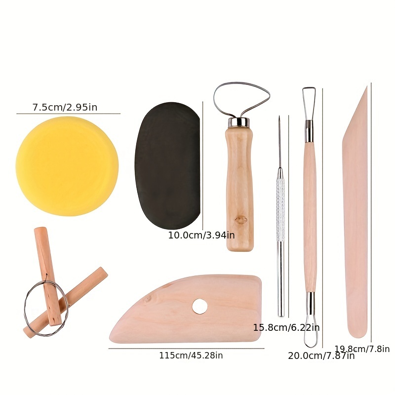 Pottery Tools Soft Pottery Stone Plastic Clay Art Carving - Temu