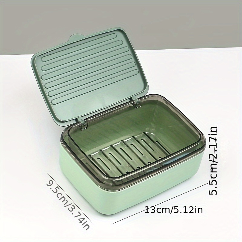 Image of Sealed Soap Dish With Lid, Large Portable Travel Soap Holder For Home, Dormitory, And Student Use