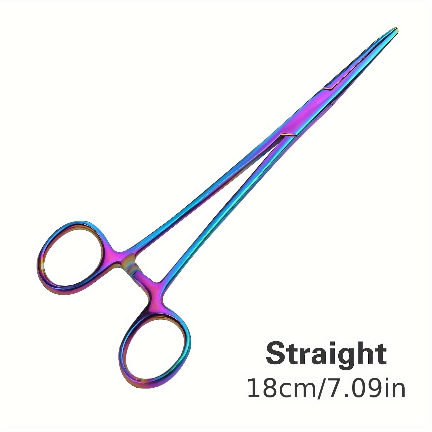 TEMU Long Size Outdoor Fishing Hook Remover Pliers, 14/18cm Straight & Bent Head Pliers, Pet Ear Hair Tweezers, Household Pliers