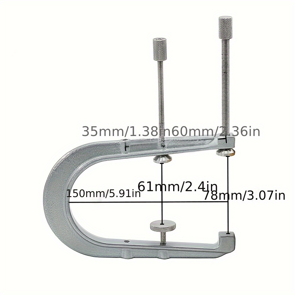 E-shop Gitarrenbau & Reparatur G-Klemme | 150mm 3-Loch Aluminiumlegierung | Schnellklemme für Brückenbefestigungswerkzeug