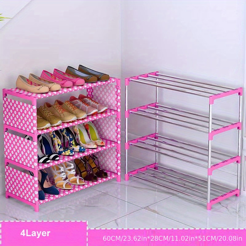 BHIMADA 6 Layer Heavy-Duty Shoe Rack Multipurpose Cabinet/Wadrobe/Furniture  Hardware/ with Non-Woven Fabric