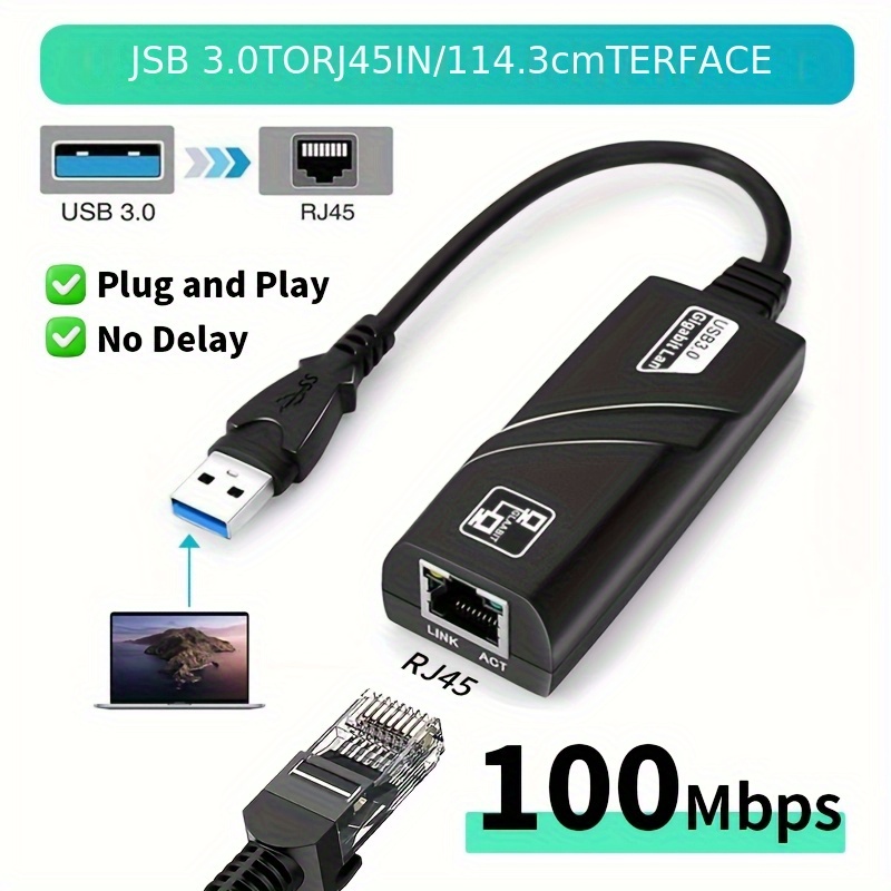 TEMU Driver - Free Usb 3.0 100mbps Network Card, Usb To Rj45 External Network Card. 100mbps Usb 3.0 External Network Card For Computers, Usb To Rj45