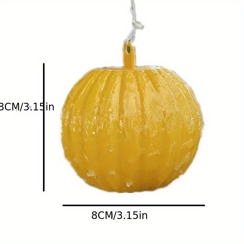 Pumpkin Shape Sticky Fly Trap Ball Orange Creative Plant - Temu