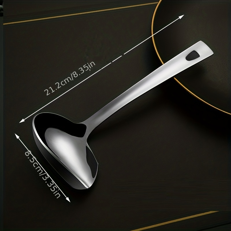 Stainless Steel Sauce Spoon Sauce Ladle With Pouring Spout - Temu