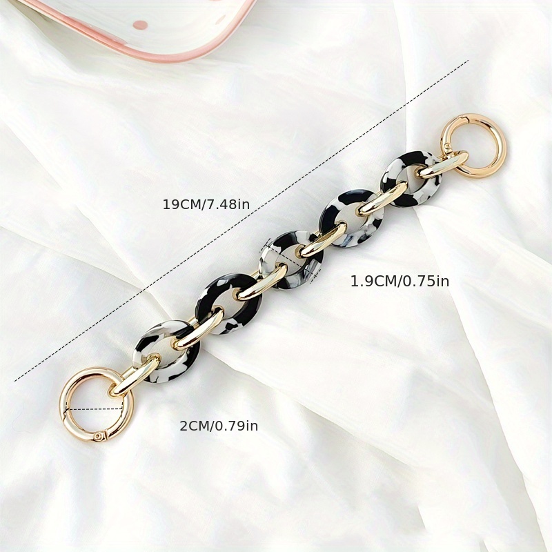 Acrylic Chain Extension for Men's Bag