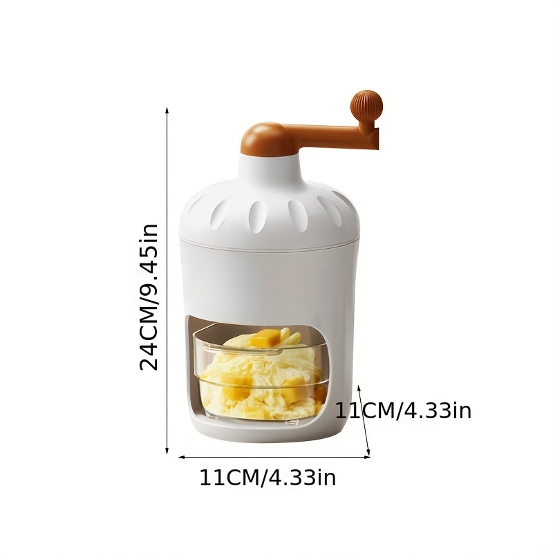Summer Essential Manual Shaved Ice Machine - Small Ice Crusher For Homes  And Parties - Includes Ice Molds For Snow Cones And Frozen Drinks - Temu