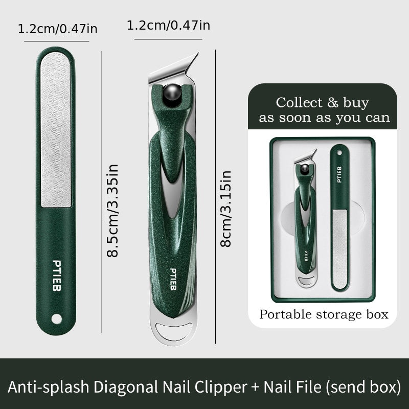 Nail Clipper Set Men And Women Household Anti-splash Nail Scissors