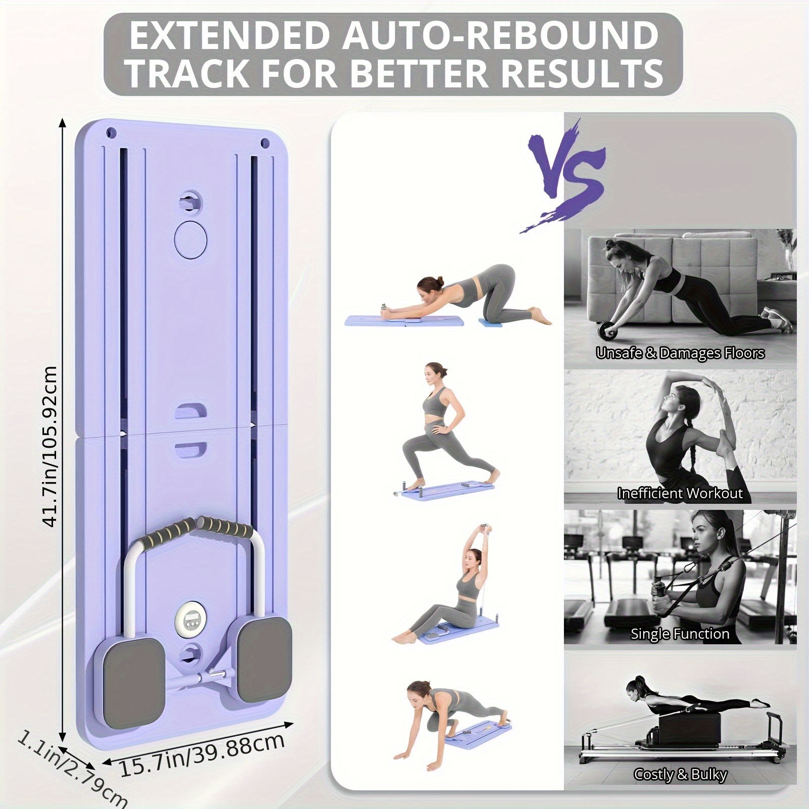 Free Shipping for This ItemLocal WarehousePilates Board, Pilates Reformer Set, Multifunctional Abdominal Board, 5 In1 Pilates Sliding Board for Home, Multi-Purpose Foldable Pilates Abdominal Machine for Men, Women