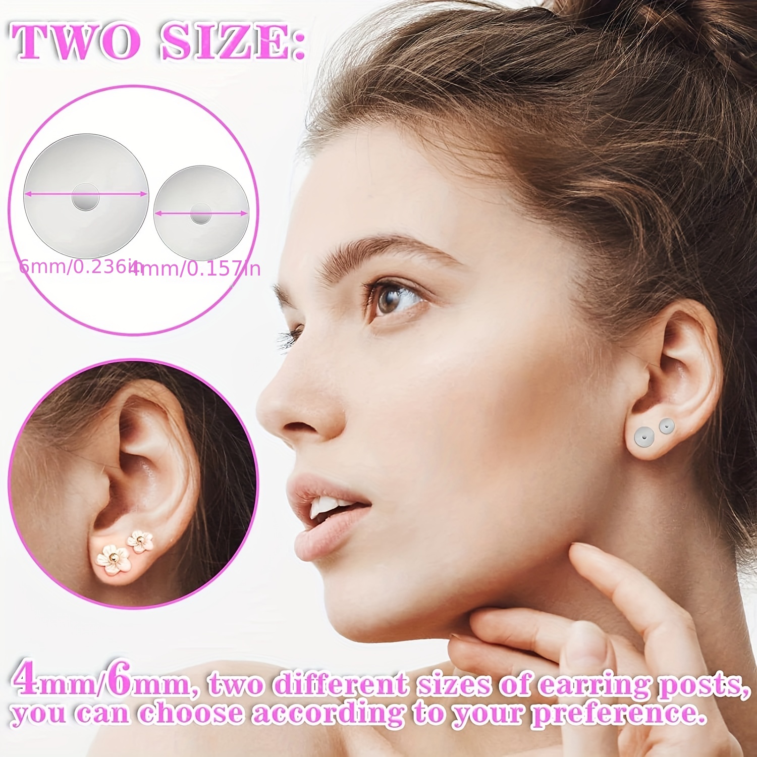 Hypoallergenic Earring Posts And Backs Kit Stud Earring - Temu
