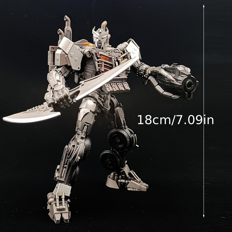 ABS Large Deformable Toy Action Figure Mechanical Robot Model, Challenging Assembly, Collectible Robot, Room Decoration, Collectible Model Decoration Gift