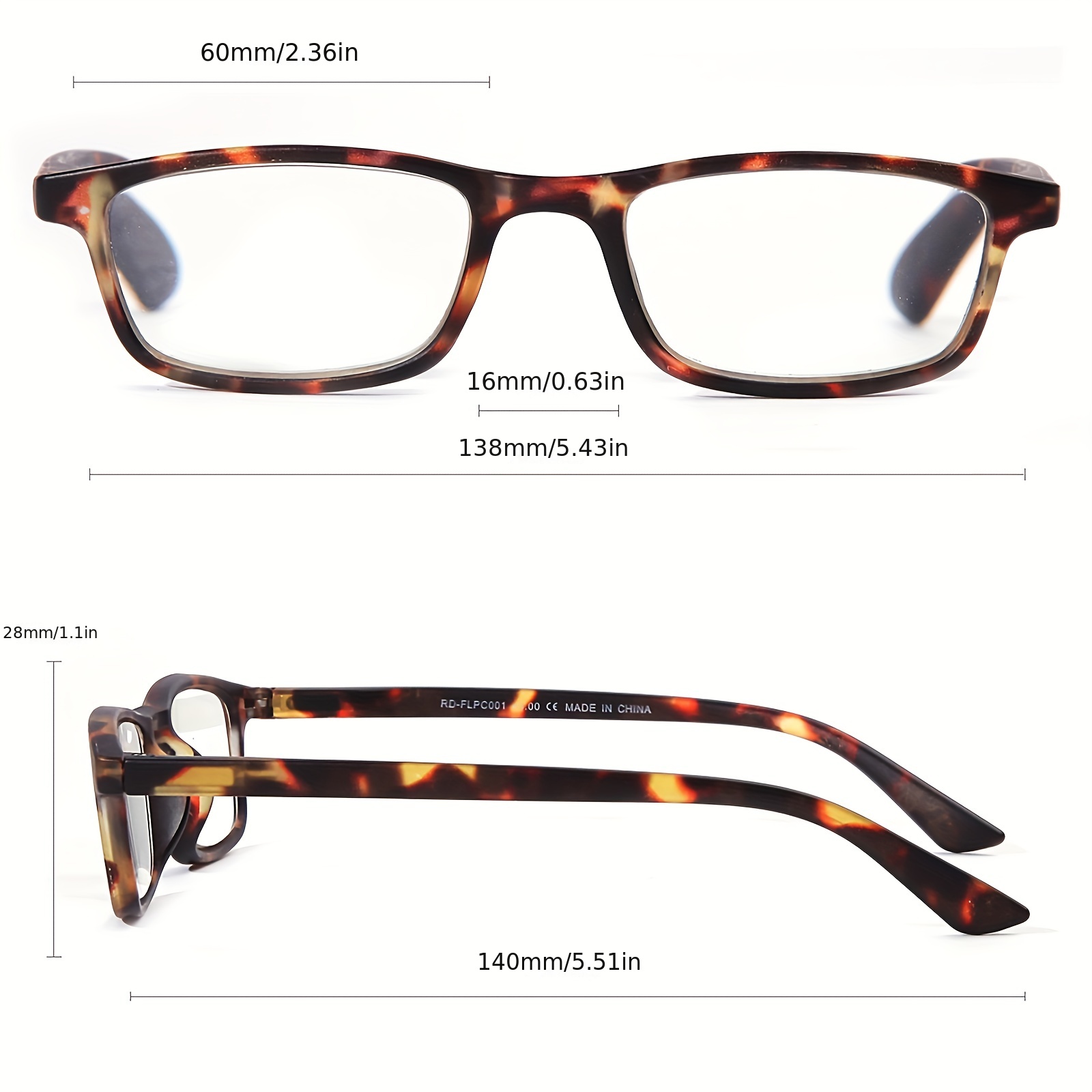 Anti Light Presbyopia Glasses With Spring Hinges Computer Game Reader