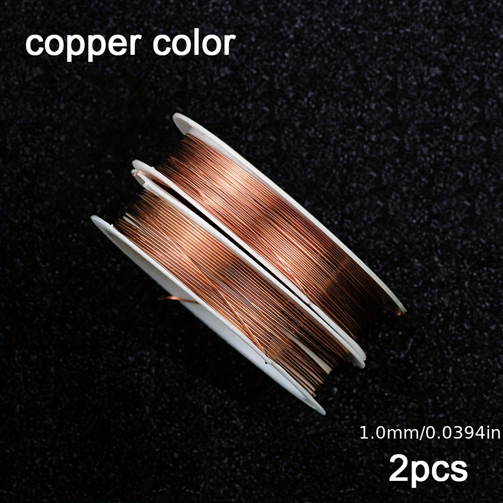 Colour Retention Copper Wires, Beading Wire for Jewelry Making, Gold/copper  and Silver Colour 