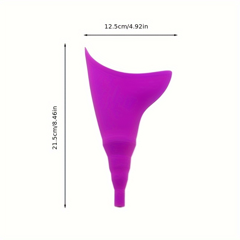 Portable Women's Urinal with Reusable Funnel and Leak-Proof Design - Pink, Includes Gray Drawstring Bag for Easy Storage - Perfect for Camping, Hiking, and Travel, Camping Gear | Discreet Urinal | Durable Construction, Toiletry Travel Bag