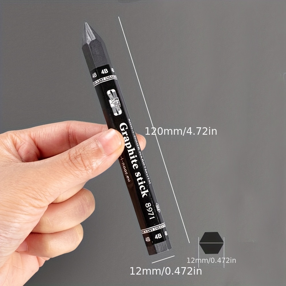 Woodless Graphite Pencils (hb 2b 4b 6b 8b And Ee) Suitable - Temu