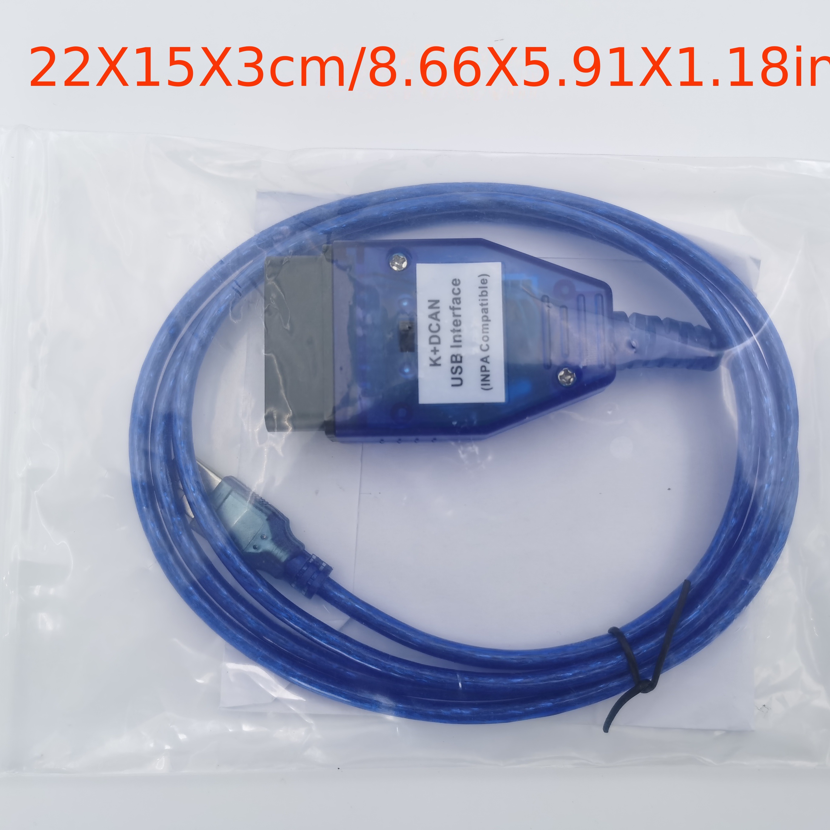 For Bmw Inpa New Usb Cables For Bmw K+dcan Usb Interface Diagnostic Tool  For Bmw E46 K+can K Can Ftdi Ft232 Chip Obd2 Scanner