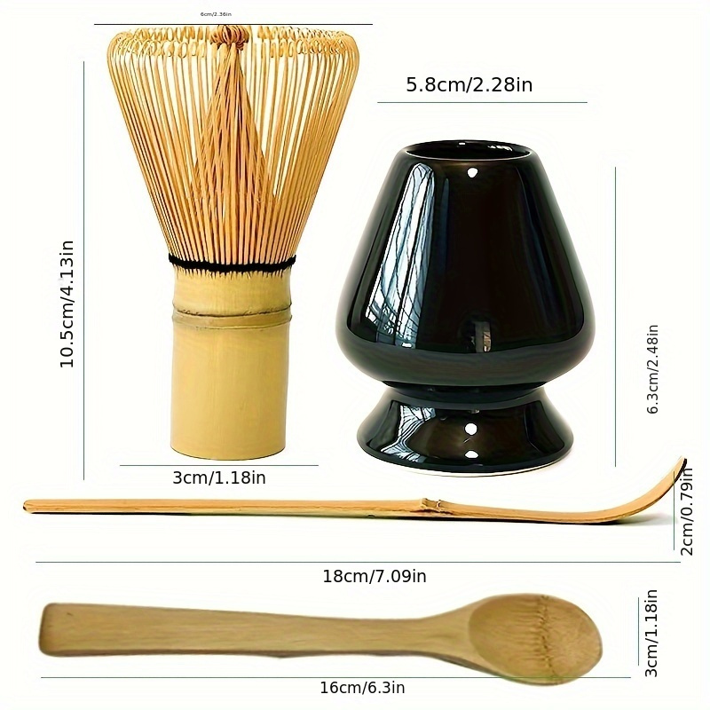 Matcha Tea Ceremony Tools - Bamboo Whisk & Scoop - Wilderness Poets