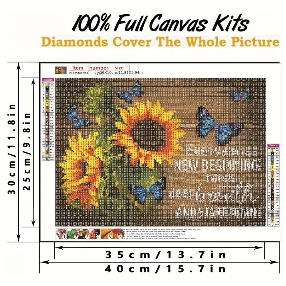 Butterfly Diamond Art Painting Kits for Full Drill Diamond Dots