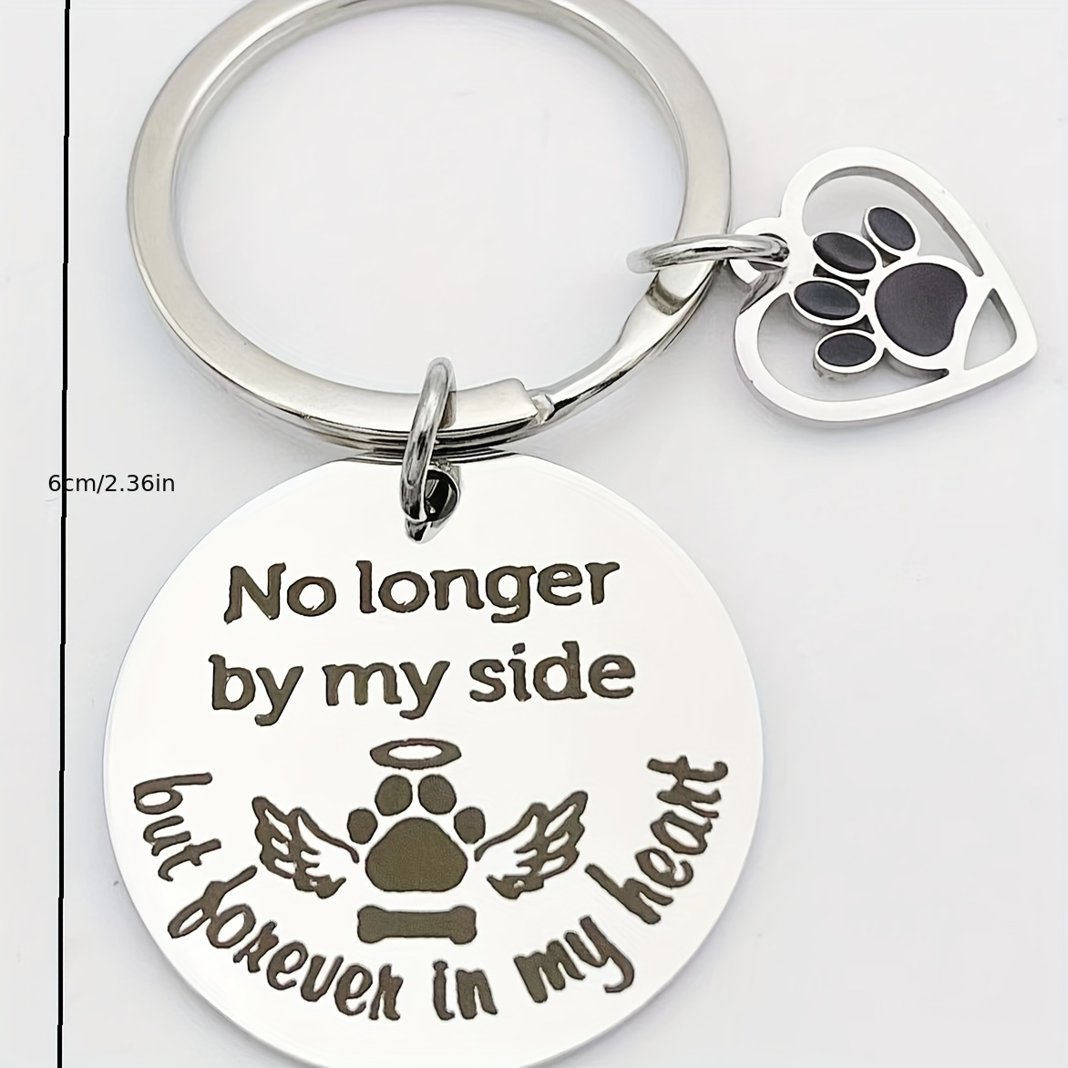 Pet Memorial Keychain, Pet Remembrance Gift, Dog Loss Gift, Sympathy Gift  Loss of Dog, Dog Keychain, Personalized Gift, Pet Loss Gifts