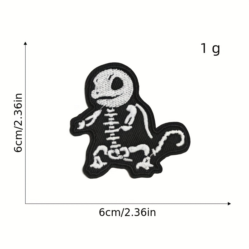 Skeleton Clothing Patches For Men Iron On Sew On Embroidered - Temu