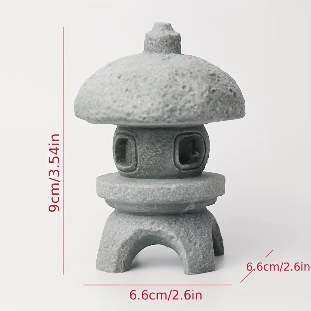 Mini Chinese Pagoda Statue Miniature Asian Pagoda Lantern - Temu