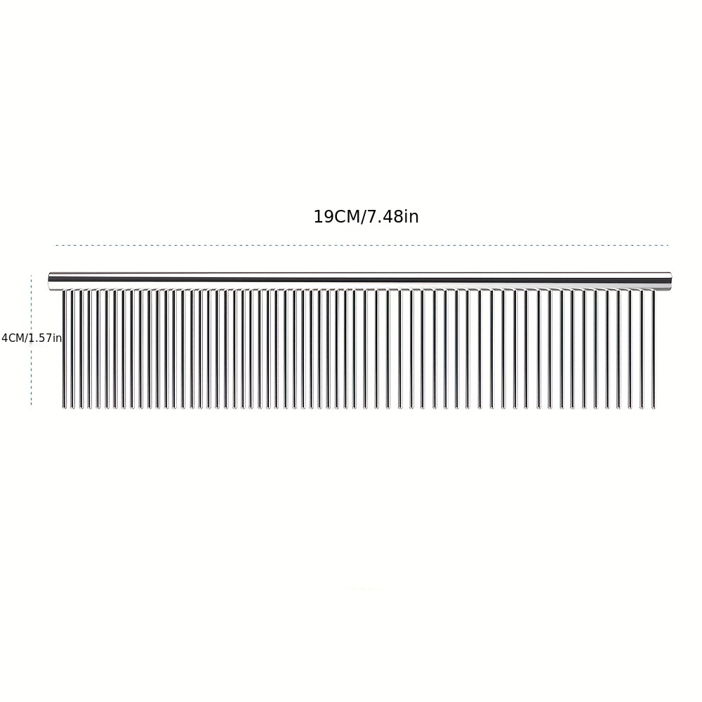 Stainless Steel Hair Removal Comb for Pet Grooming