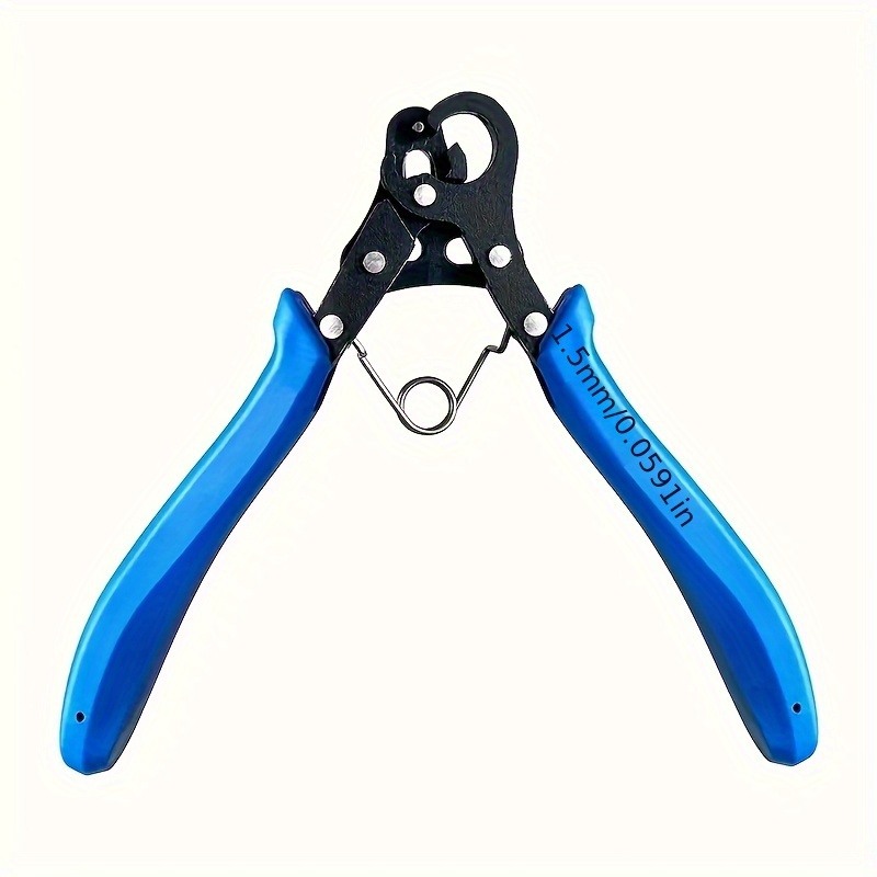 TEMU 1 세트 1.5mm针鼻钳,铜和金属线包装工具,多功能耐用珠宝制作模具,高效省力设计,适用于DIY手工和珠宝制作