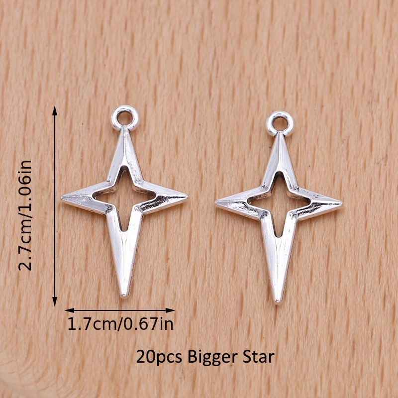 HAMIYELL 72 Pcs Mini Star Charms Enamel Alloy Star Pendant for DIY Craft  Necklace Bracelet Jewelry Making