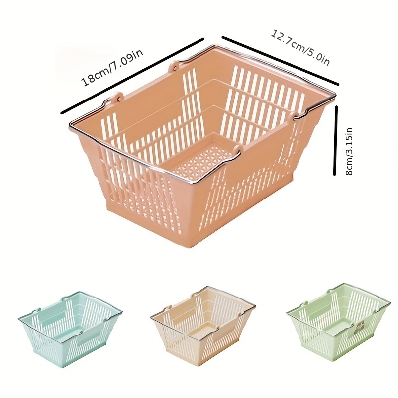 Panier de bain en plastique Portable Shopping boîte de rangement